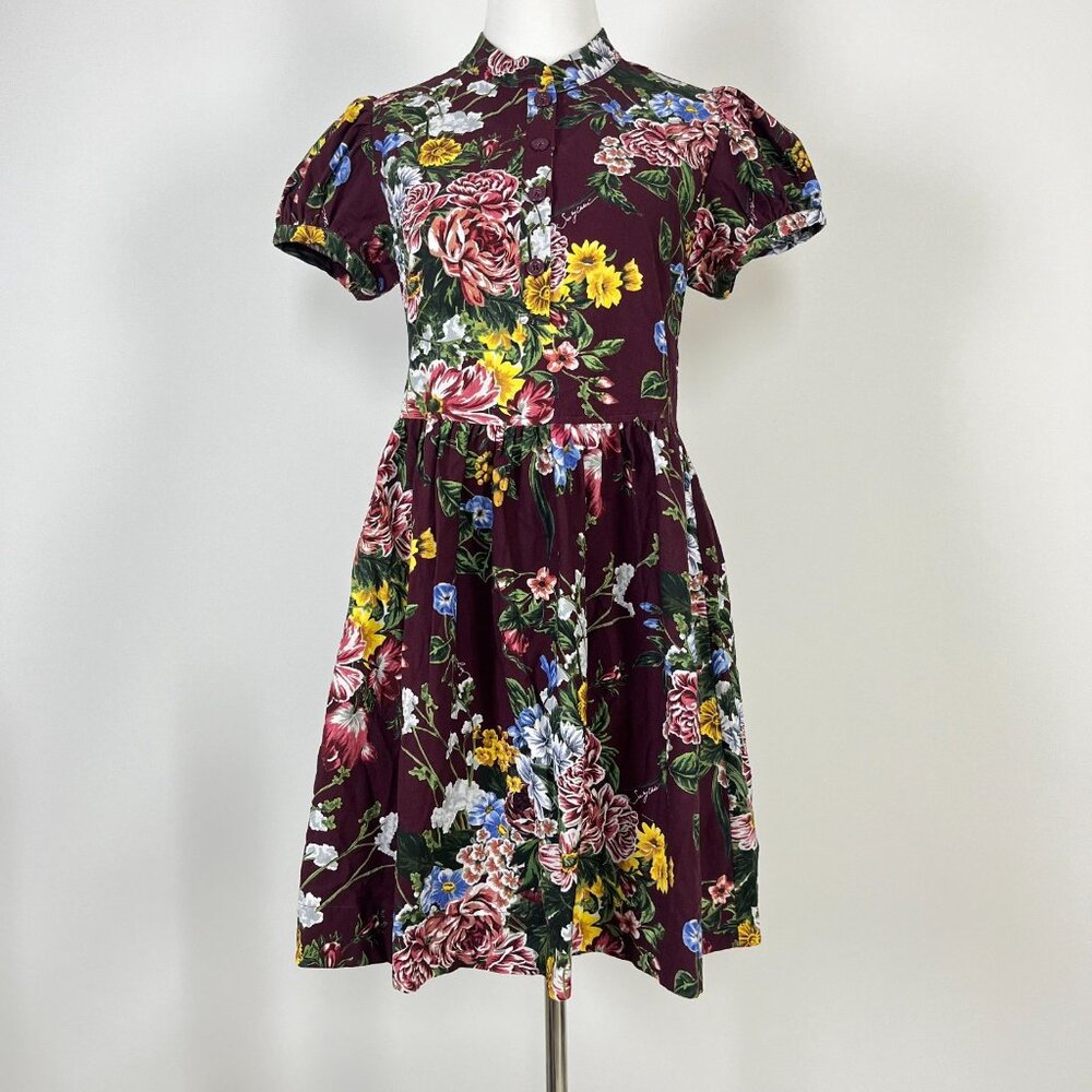 $498 NWOT SEE BY CHLOÉ Floral Print Cotton Multicolor Dress Size 38 - Picture 2 of 13